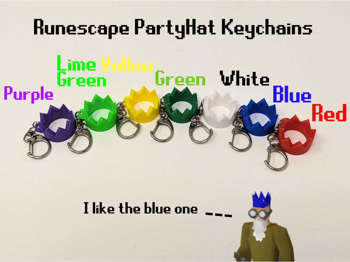 Party Hat Keychain